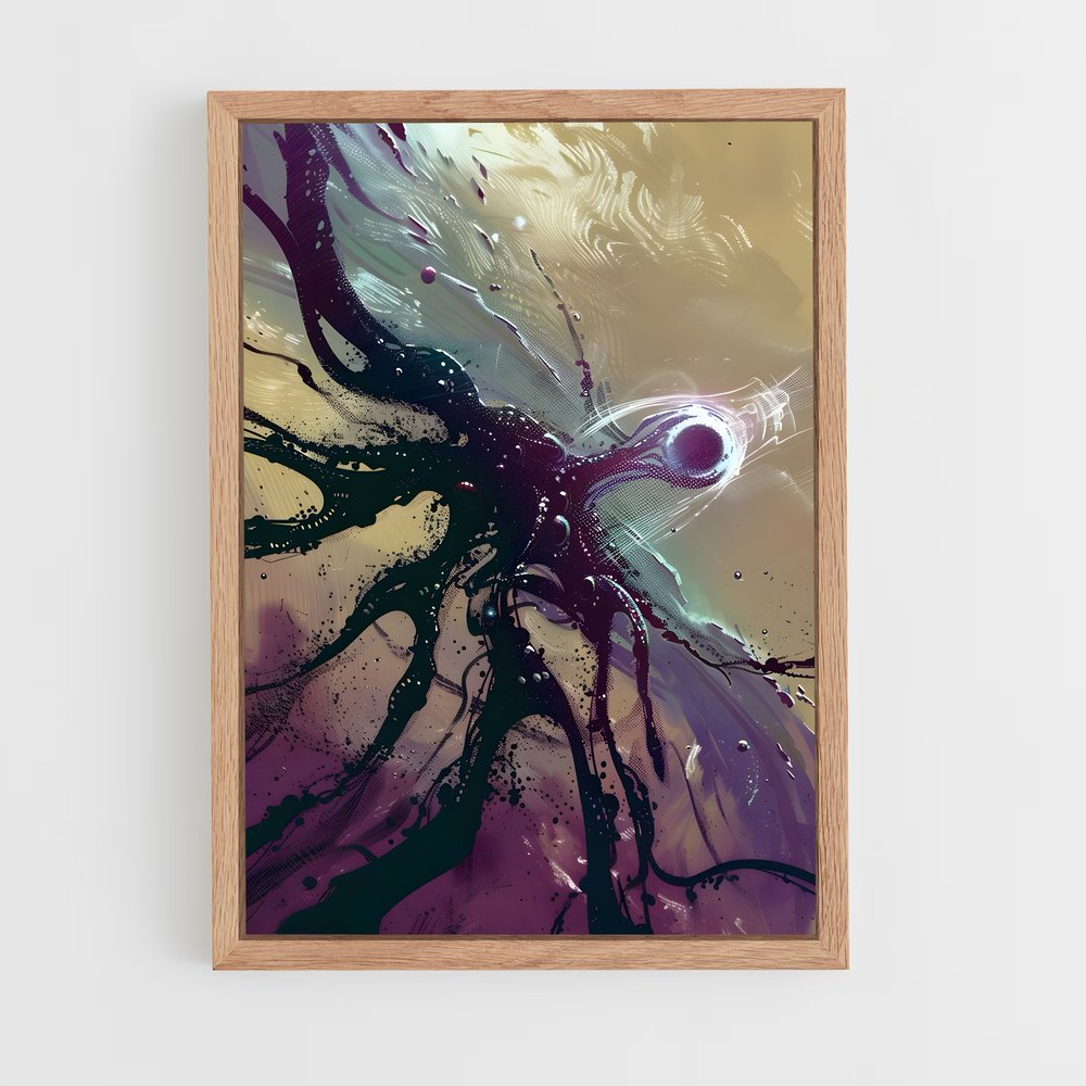 Poster Cosmos Tourbillon – affiche Art spatial (vue 4)